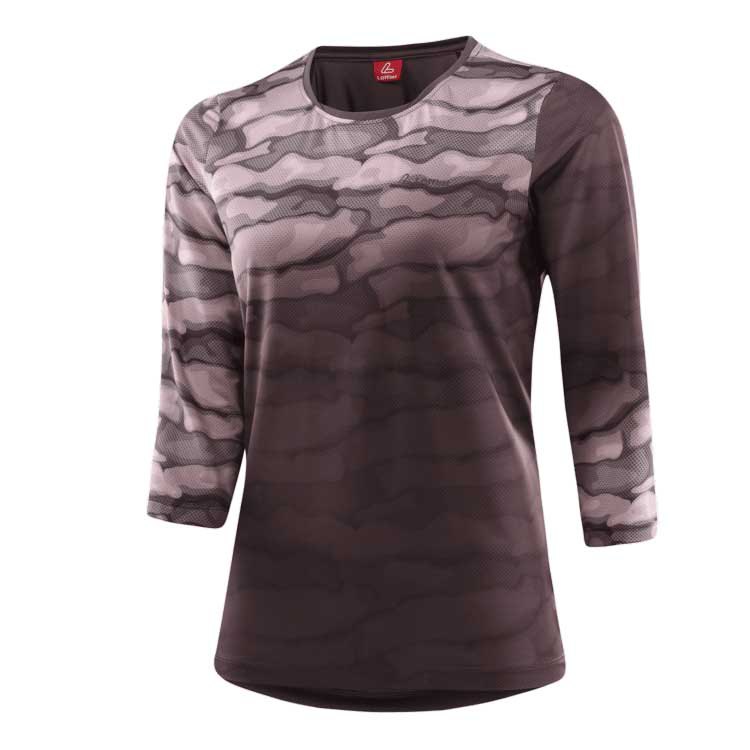 loeffler mtb barkly 3/4 sleeve t-shirt gris 2xl femme