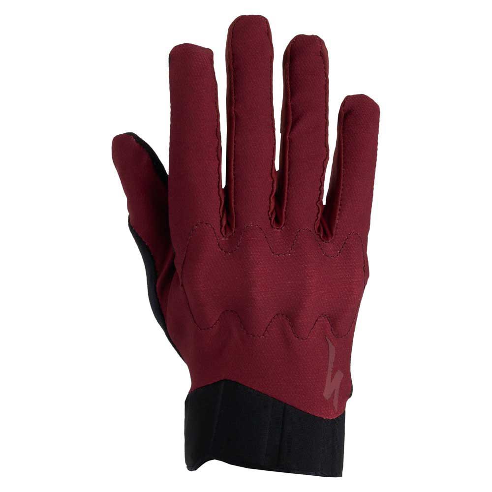 specialized trail d30 long gloves rouge s homme