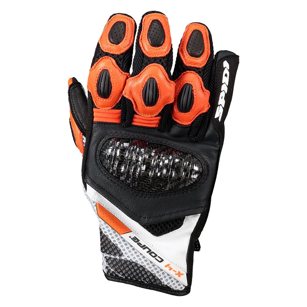 spidi x4 coupe gloves orange,noir 3xl