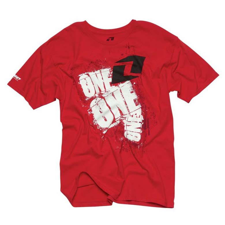 one industries newport short sleeve t-shirt rouge s homme