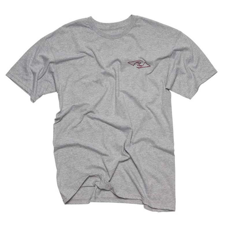 one industries slick short sleeve t-shirt gris s homme