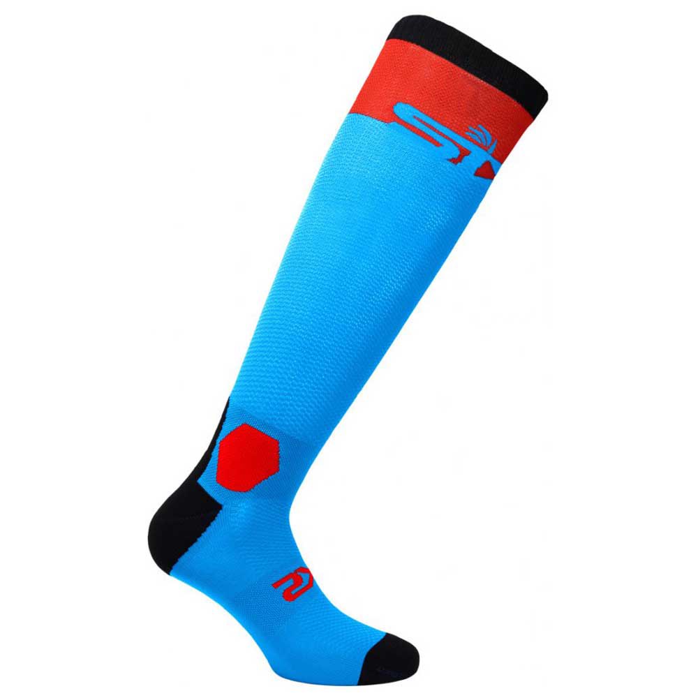 sixs long racing socks bleu eu 40-43 homme