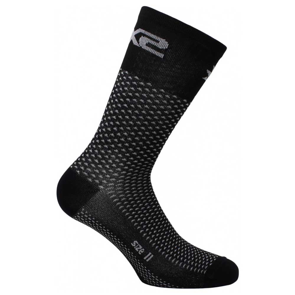 sixs short logo socks noir eu 40-43 homme