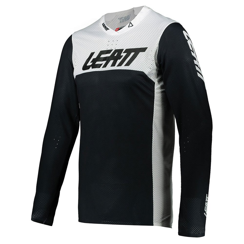 leatt gpx moto 5.5 ultraweld long sleeve t-shirt blanc,noir 2xl homme