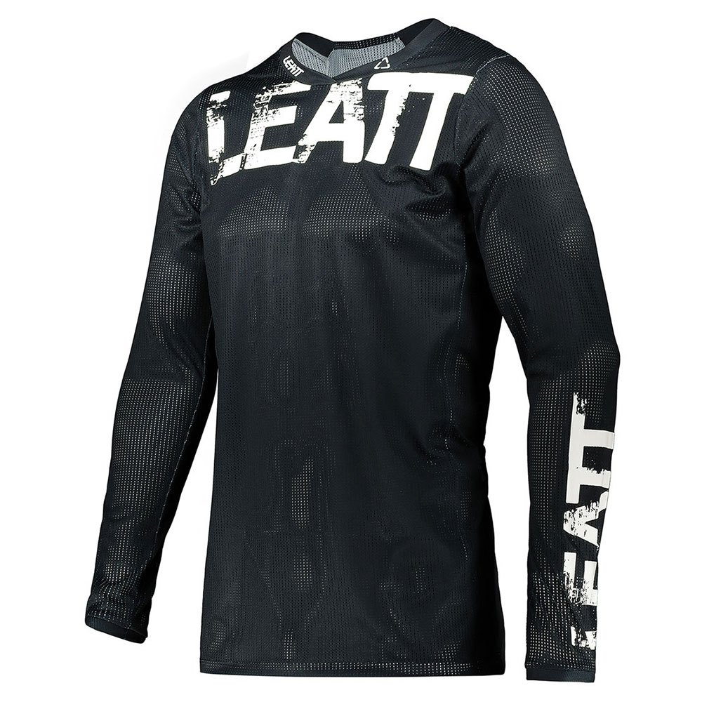 leatt gpx moto 4.5 x-flow long sleeve t-shirt noir s homme