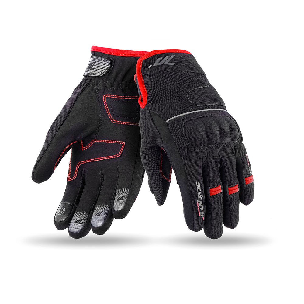 seventy degrees sd-c43 winter urban gloves rouge,noir l