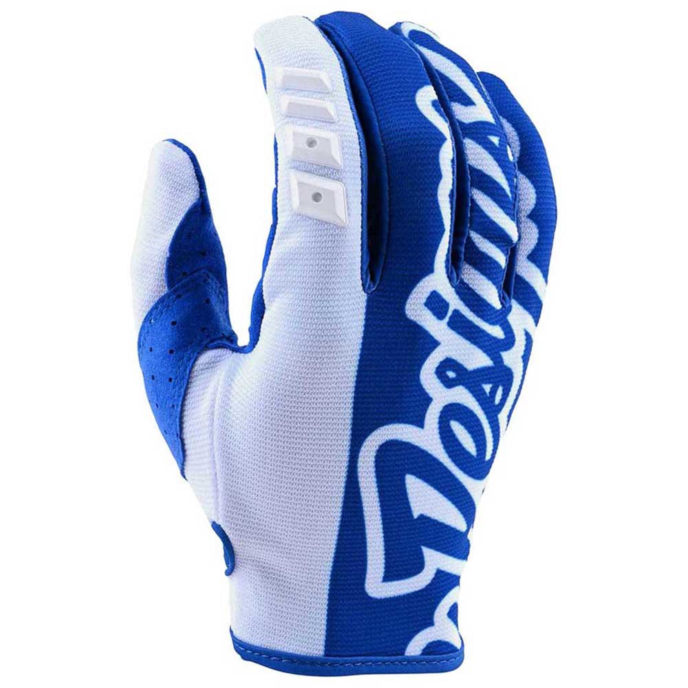 troy lee designs gp solid gloves bleu s