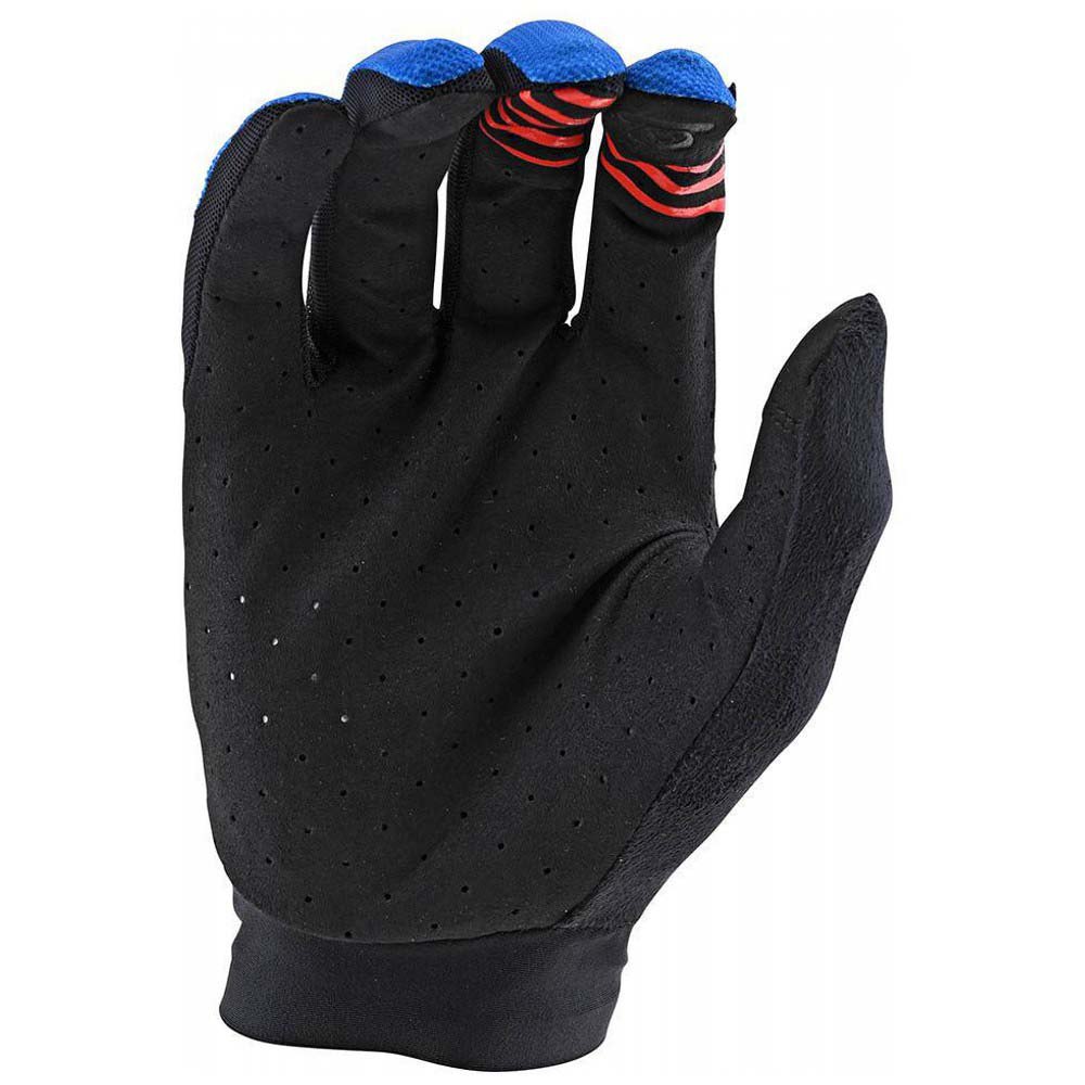 troy lee designs ace 2.0 solid gloves bleu l