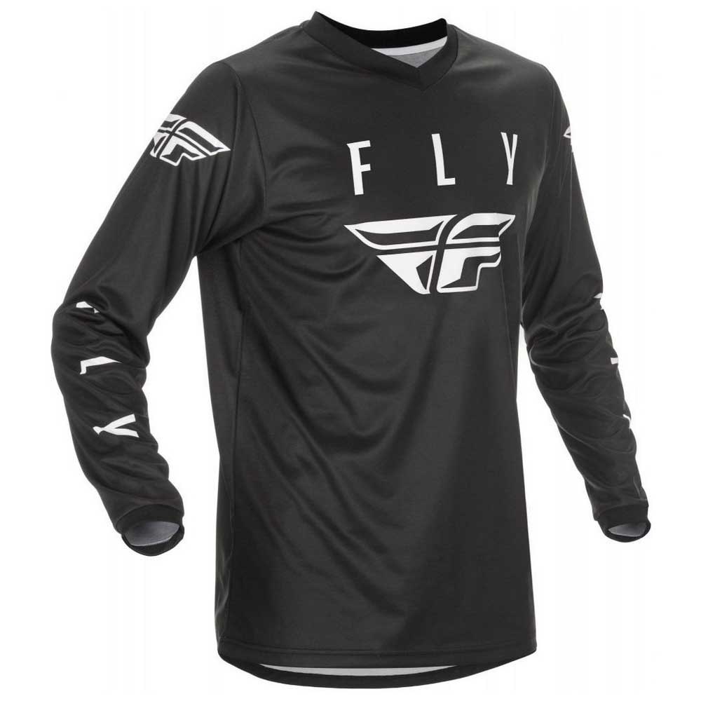 fly racing universal 2021 long sleeve t-shirt noir l homme