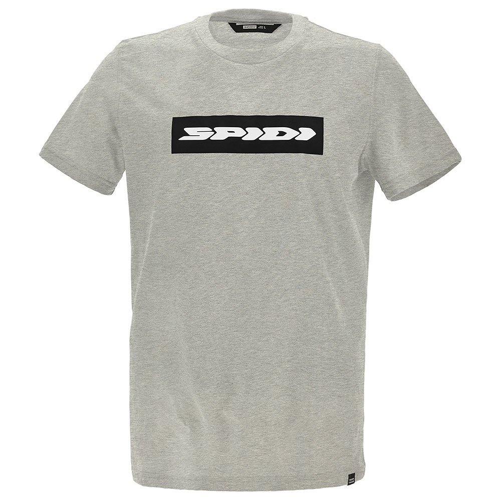 spidi logo 2 short sleeve t-shirt gris l homme