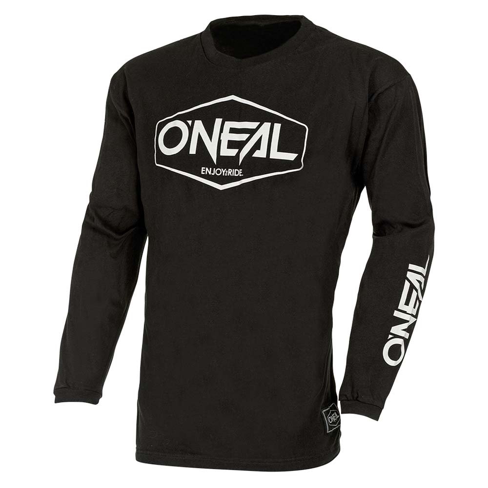 oneal element cotton hexx long sleeve t-shirt noir s homme