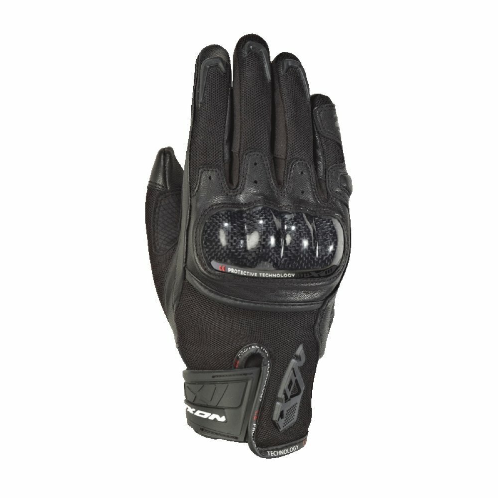ixon motorcycle gloves summer leather rs rise air noir m