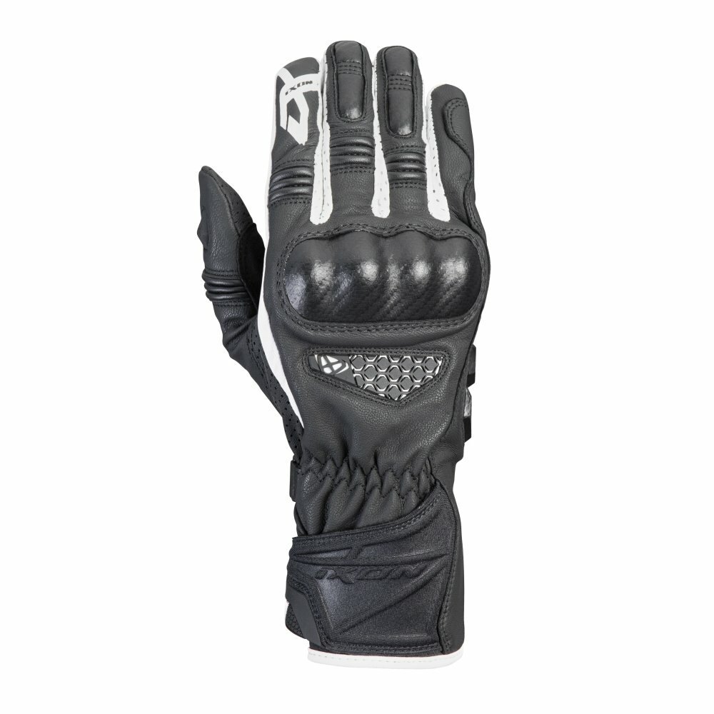 ixon summer leather motorcycle gloves rs tango noir l