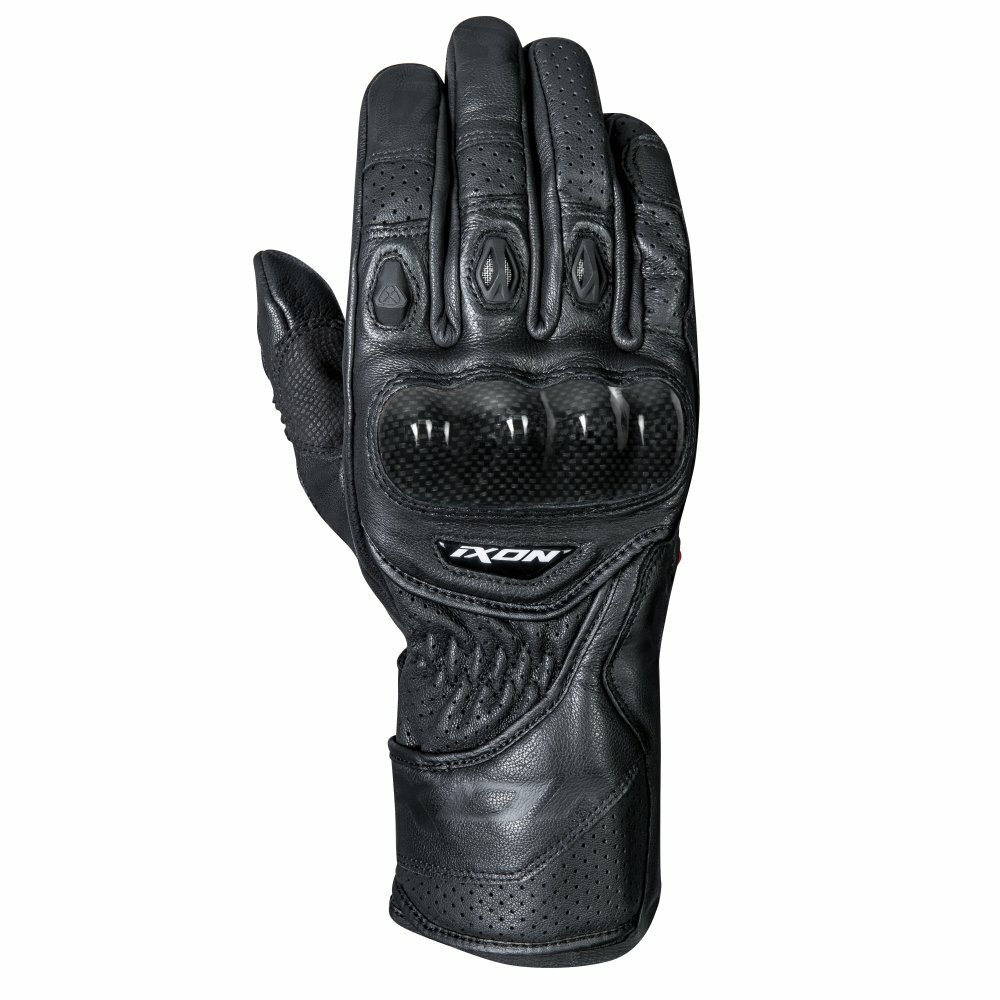ixon summer leather motorcycle gloves rs circuit r noir xl