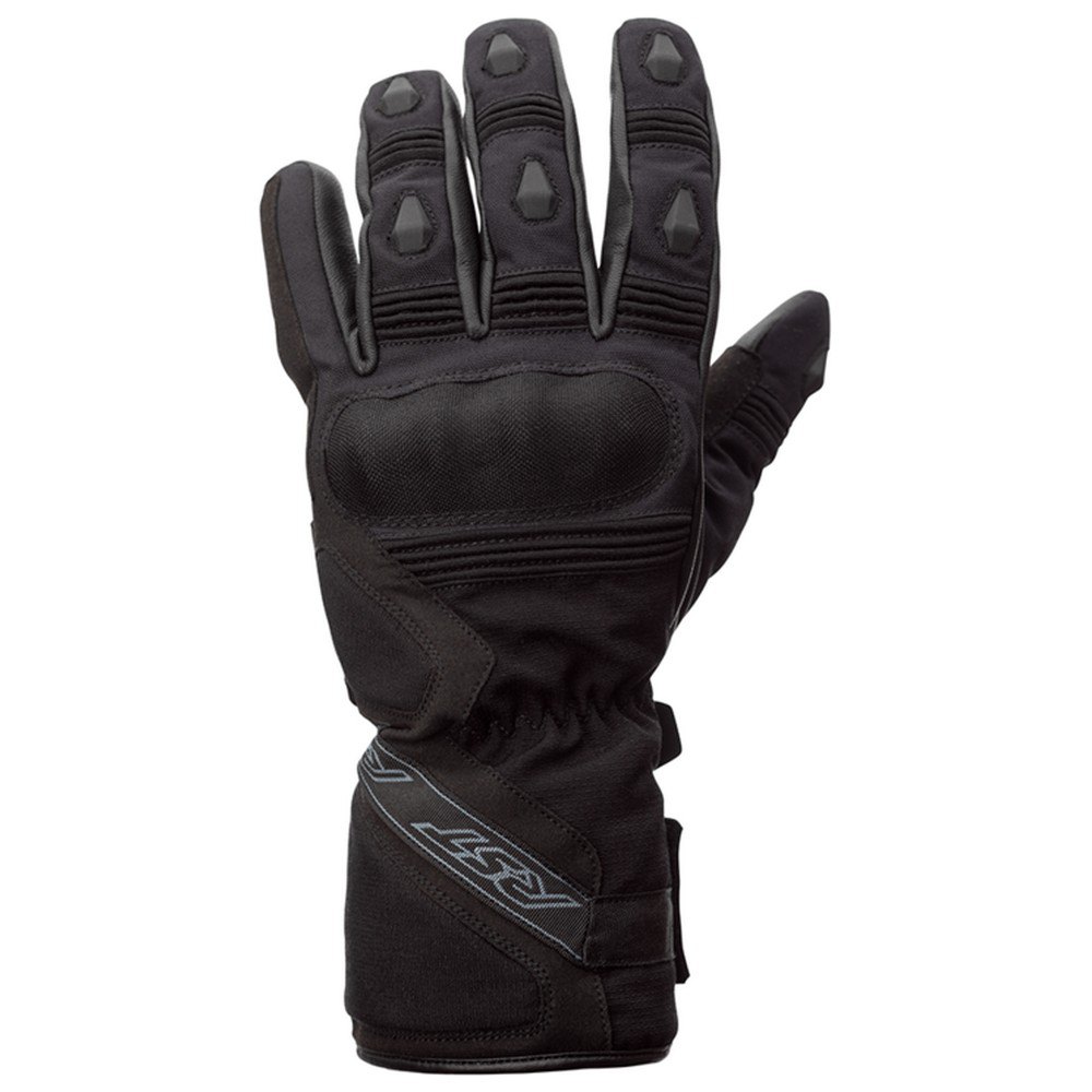 rst x-raid wp leather gloves noir s