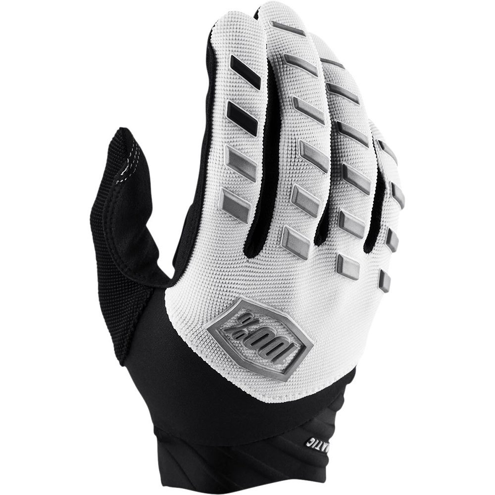 100percent airmatic gloves blanc s