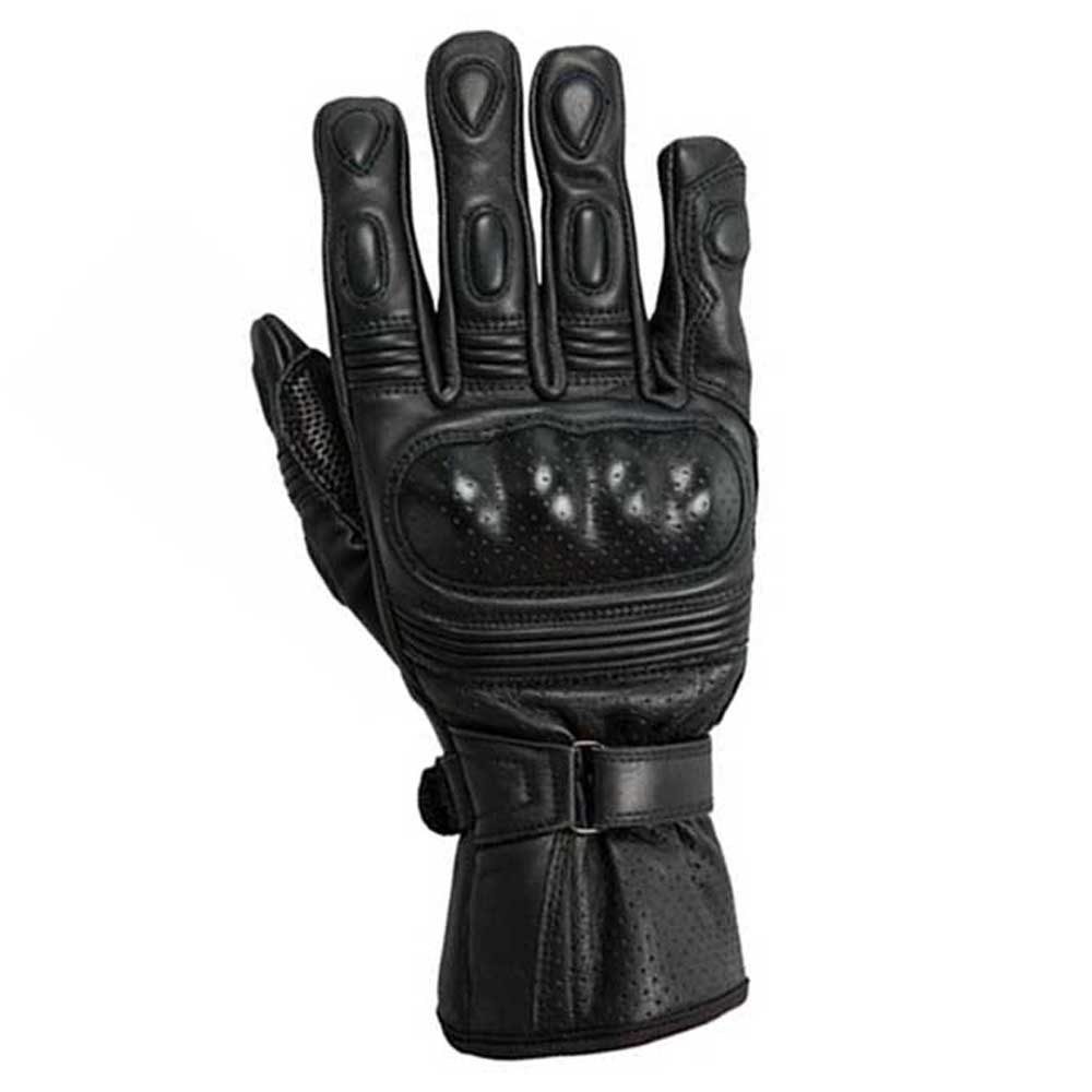 invictus el truhan long leather gloves noir s