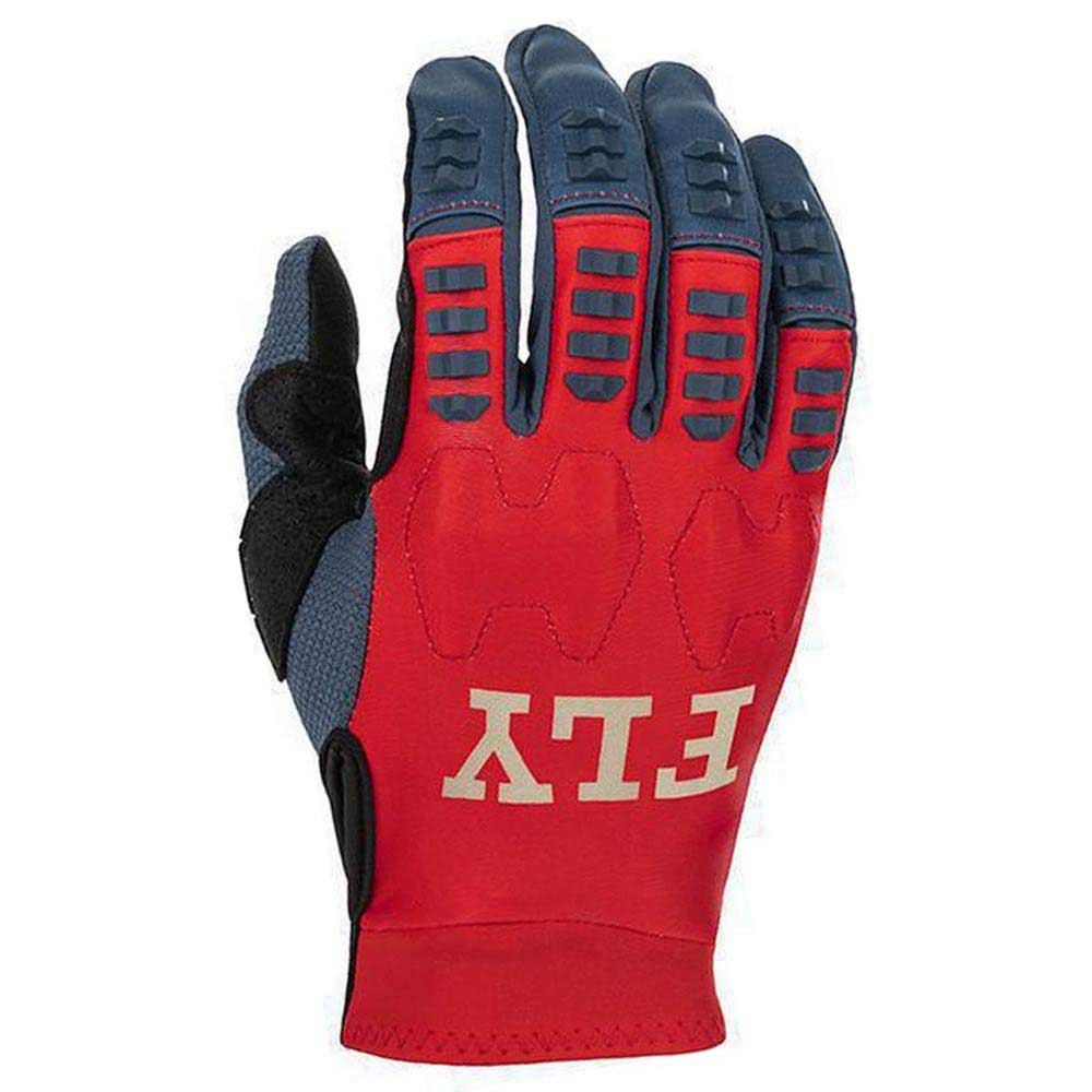 fly mx evolution long gloves rouge m