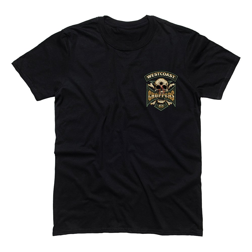 west coast choppers hipster hunters short sleeve t-shirt noir 4xl homme