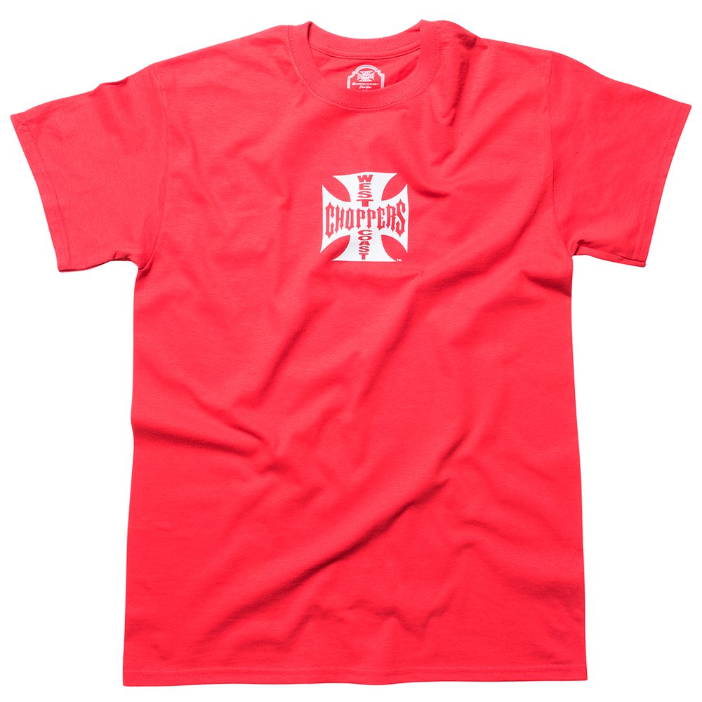 west coast choppers og atx short sleeve t-shirt rouge 3xl homme