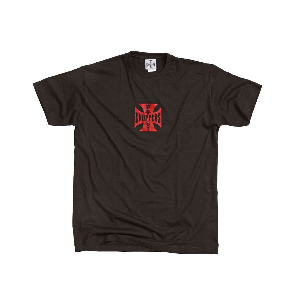 west coast choppers og classic short sleeve t-shirt rouge,noir 3xl homme