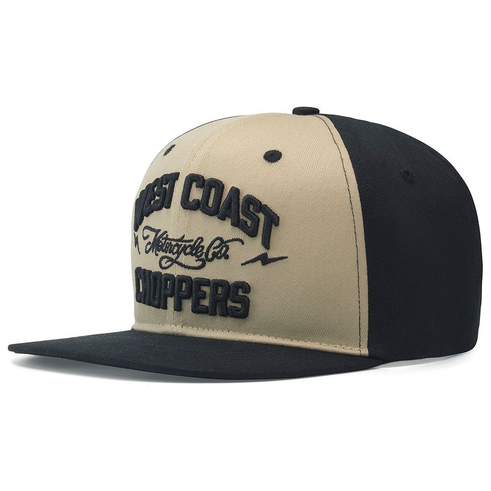 west coast choppers motorcycle co. patch cap beige  homme