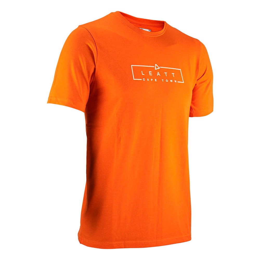 leatt t-shirt core orange s homme