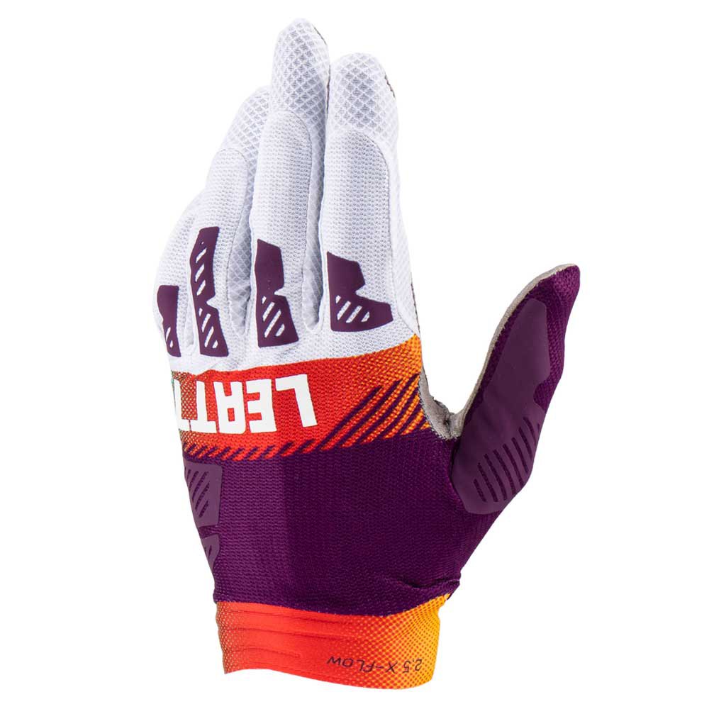 leatt 2.5 x-flow long gloves blanc,violet xl