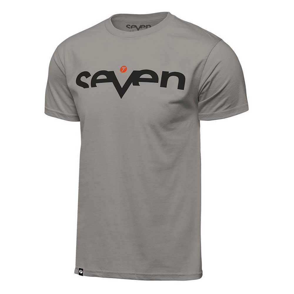 seven brand short sleeve t-shirt gris s homme