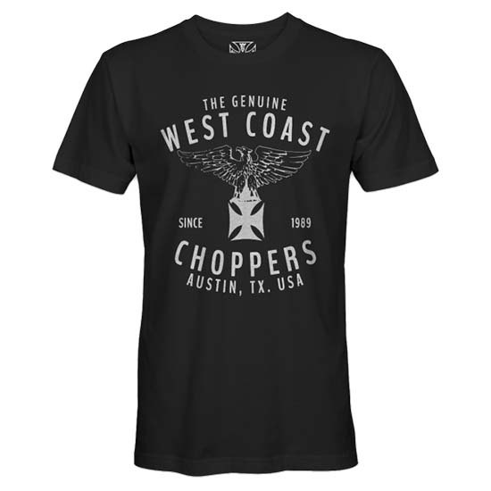 west coast choppers rennabteilung short sleeve t-shirt noir 3xl homme