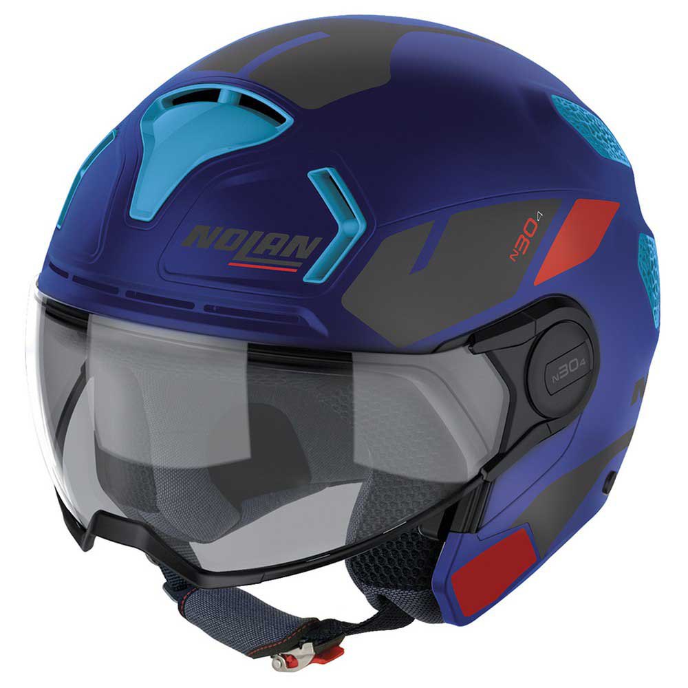 nolan n30-4 t blazer open face helmet bleu m