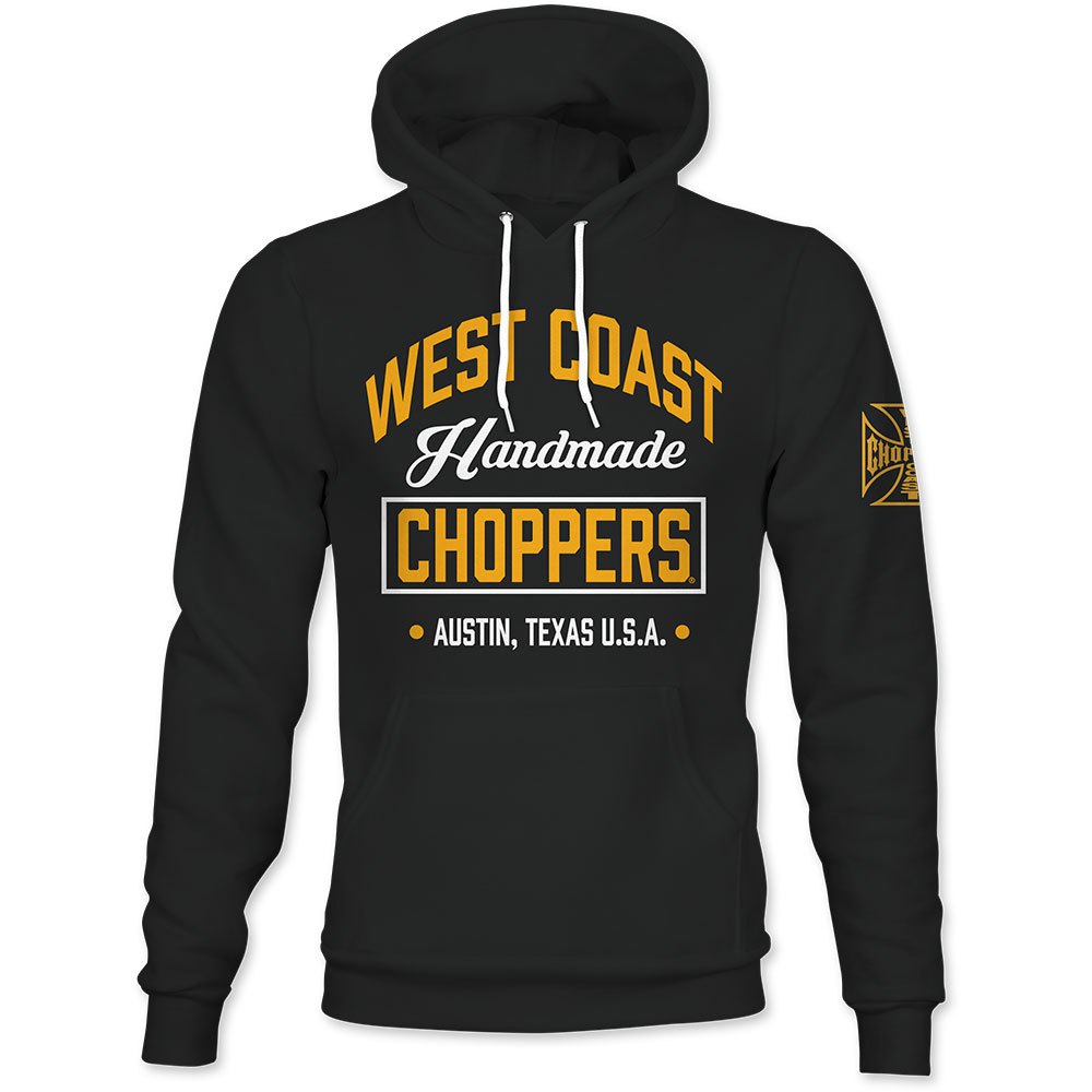 west coast choppers handmade hoodie noir s homme