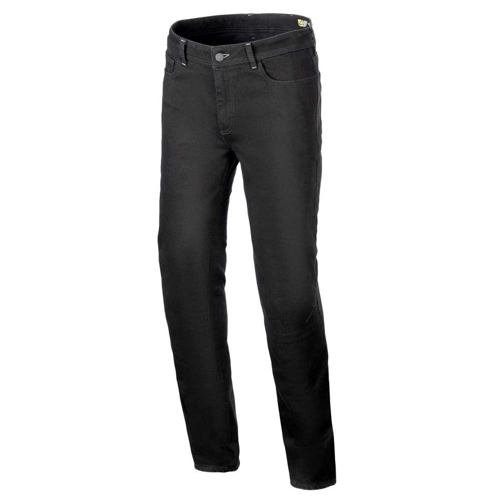 alpinestars cult-8 stretch denim jeans noir 32 homme