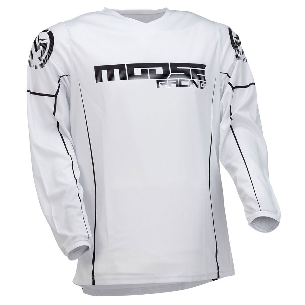 moose soft-goods qualifier® long sleeve t-shirt blanc s homme