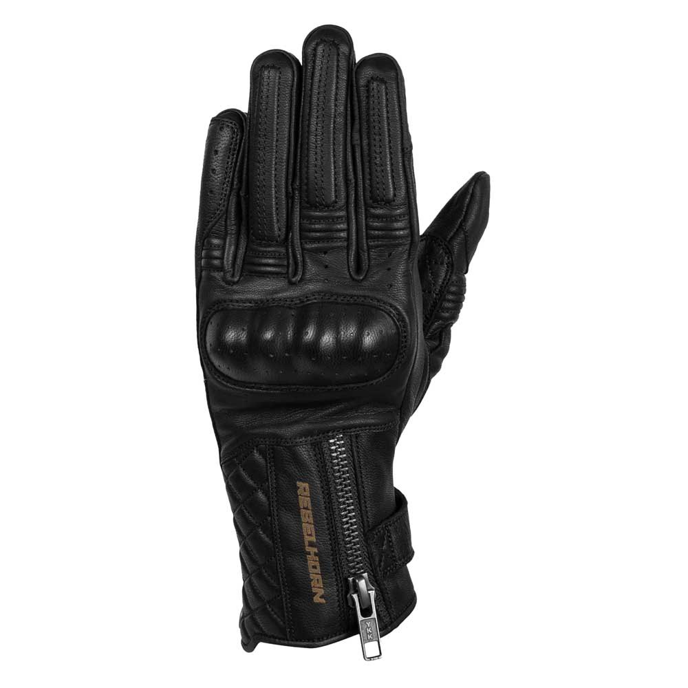 rebelhorn hunter leather gloves noir 5xl