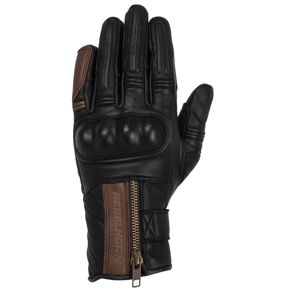 rebelhorn hunter vintage leather gloves marron xl