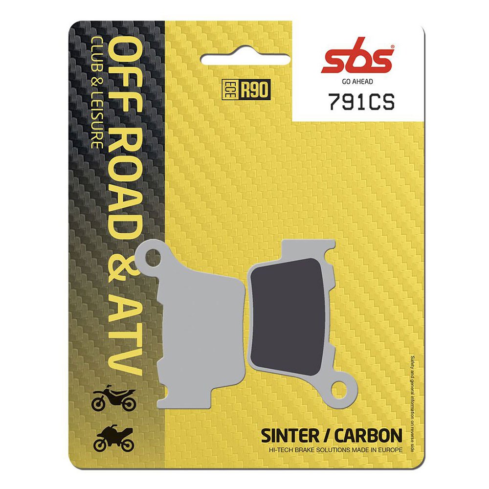 sbs hi-tech 791cs carbon ceramic brake pads doré