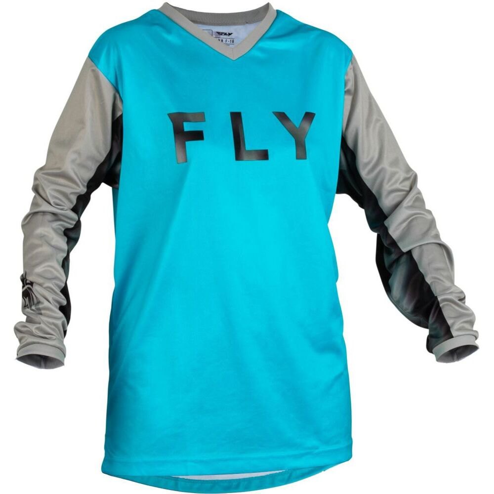 fly racing f-16 long sleeve t-shirt bleu 2xl femme