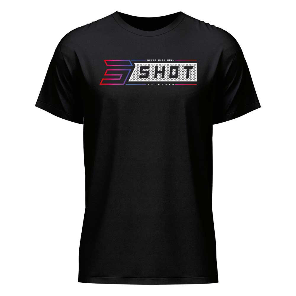 shot gradient short sleeve t-shirt noir m homme