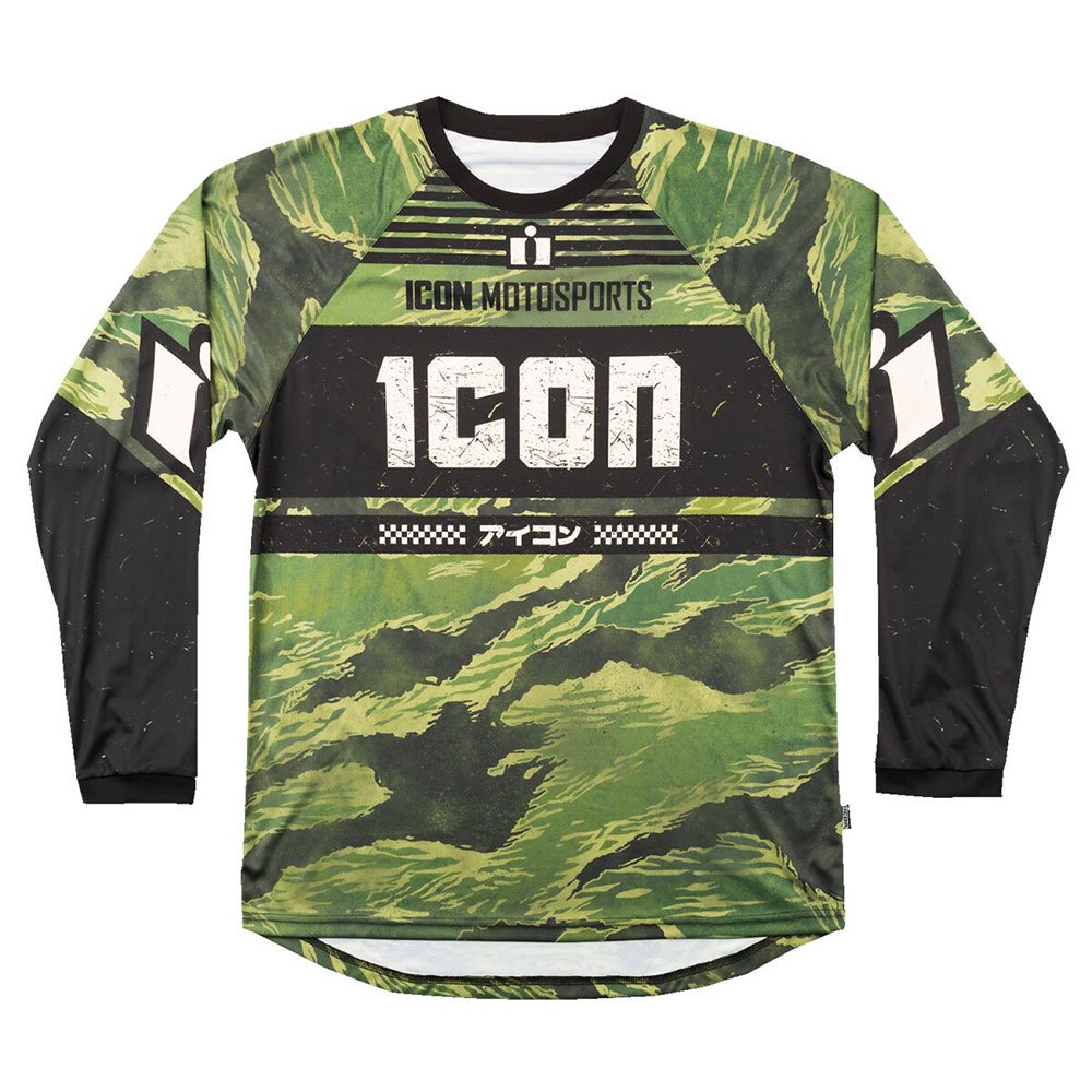 icon tiger’s blood long sleeve t-shirt vert s homme