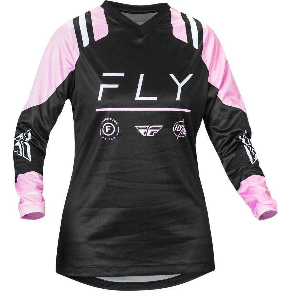fly racing f-16 long sleeve t-shirt noir s femme