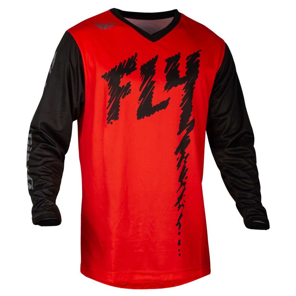 fly racing f-16 long sleeve t-shirt rouge xl garçon