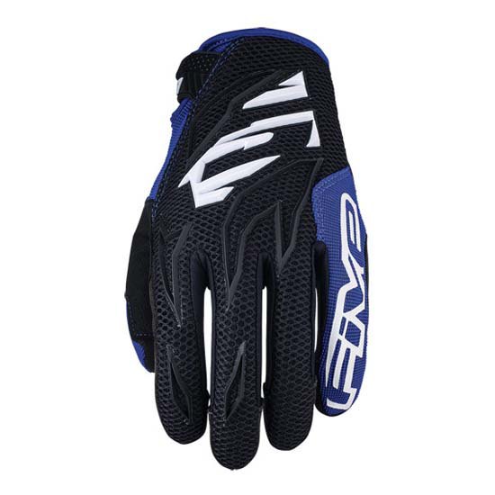 five mxf3 v2 gloves bleu,noir m