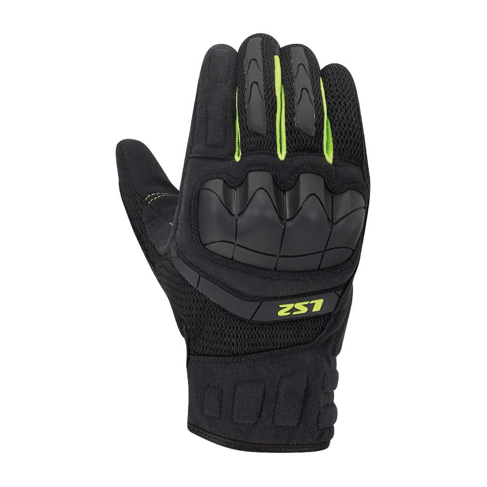 ls2 textil kubra gloves noir xl