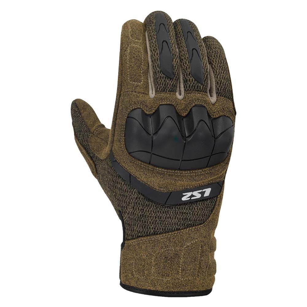ls2 textil kubra gloves marron 2xl
