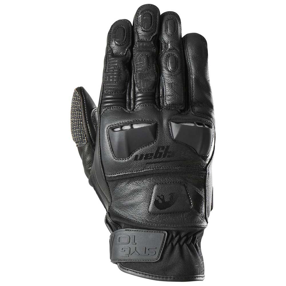 furygan styg10 leather gloves noir 2xl