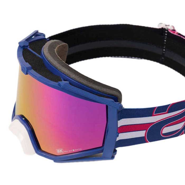 ariete 8k top off-road goggles bleu purple / cat2