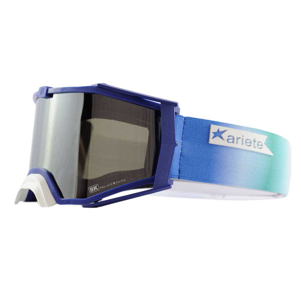 ariete 8k top off-road goggles bleu smoked / cat1