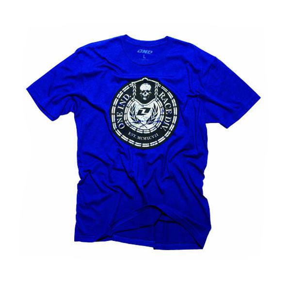 one industries hairpin short sleeve t-shirt bleu s homme