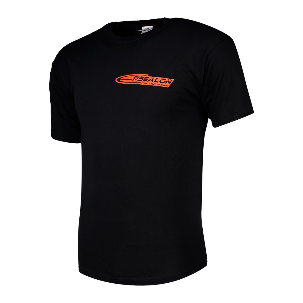 epsealon cotton logo short sleeve t-shirt noir s homme